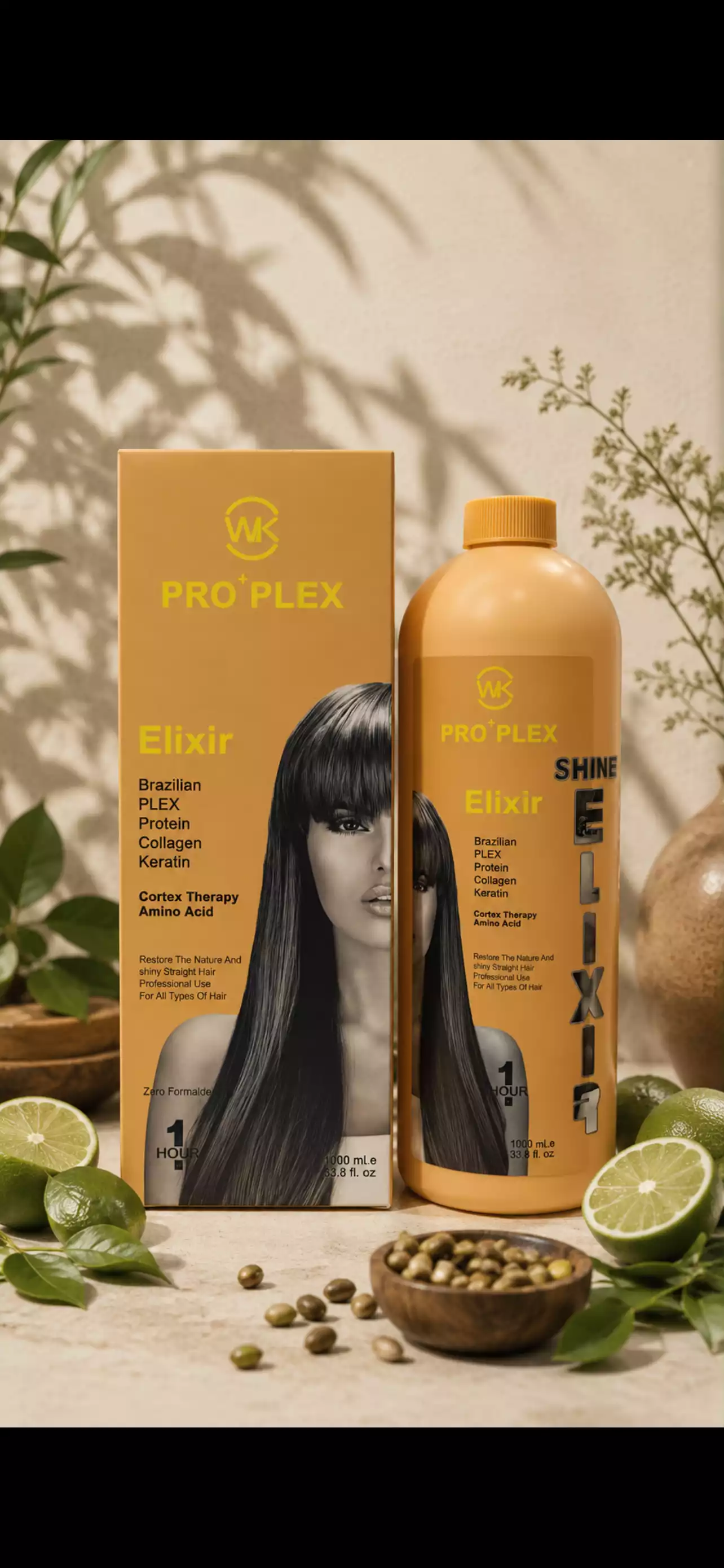 پروتئین پروپلکس شاین الکسیر WK PRO+PLEX Shine Elixir | حجم ۱۰۰۰ میلی‌لیتر