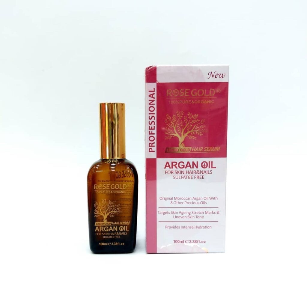 روغن آرگان رزگلد بدون سولفات 100 میل | Rose Gold Argan Oil