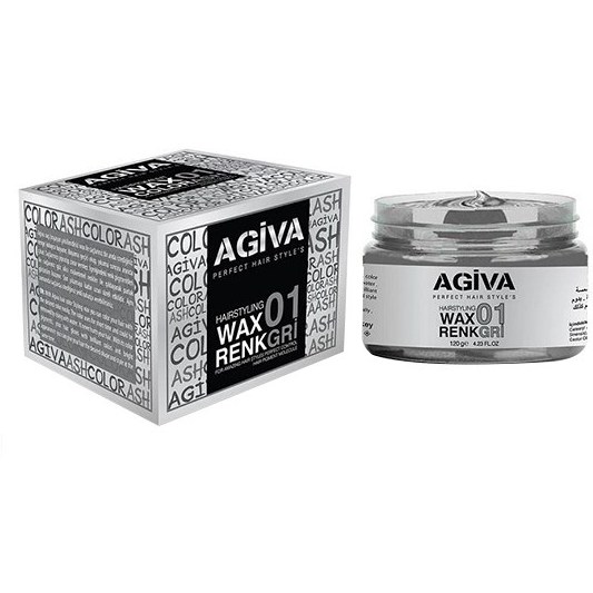 واکس مو نقره‌ای آگیوا Agiva مدل Silver حجم ۱۲۰ میل