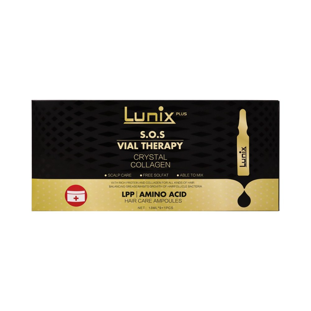 ویال درمانی و احیا مو لونیکس Lunix بسته ۹ عددی