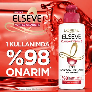 کرم مو ترمیم‌کننده لورآل Elseve Komple Onarıcı 5 | 200 میل