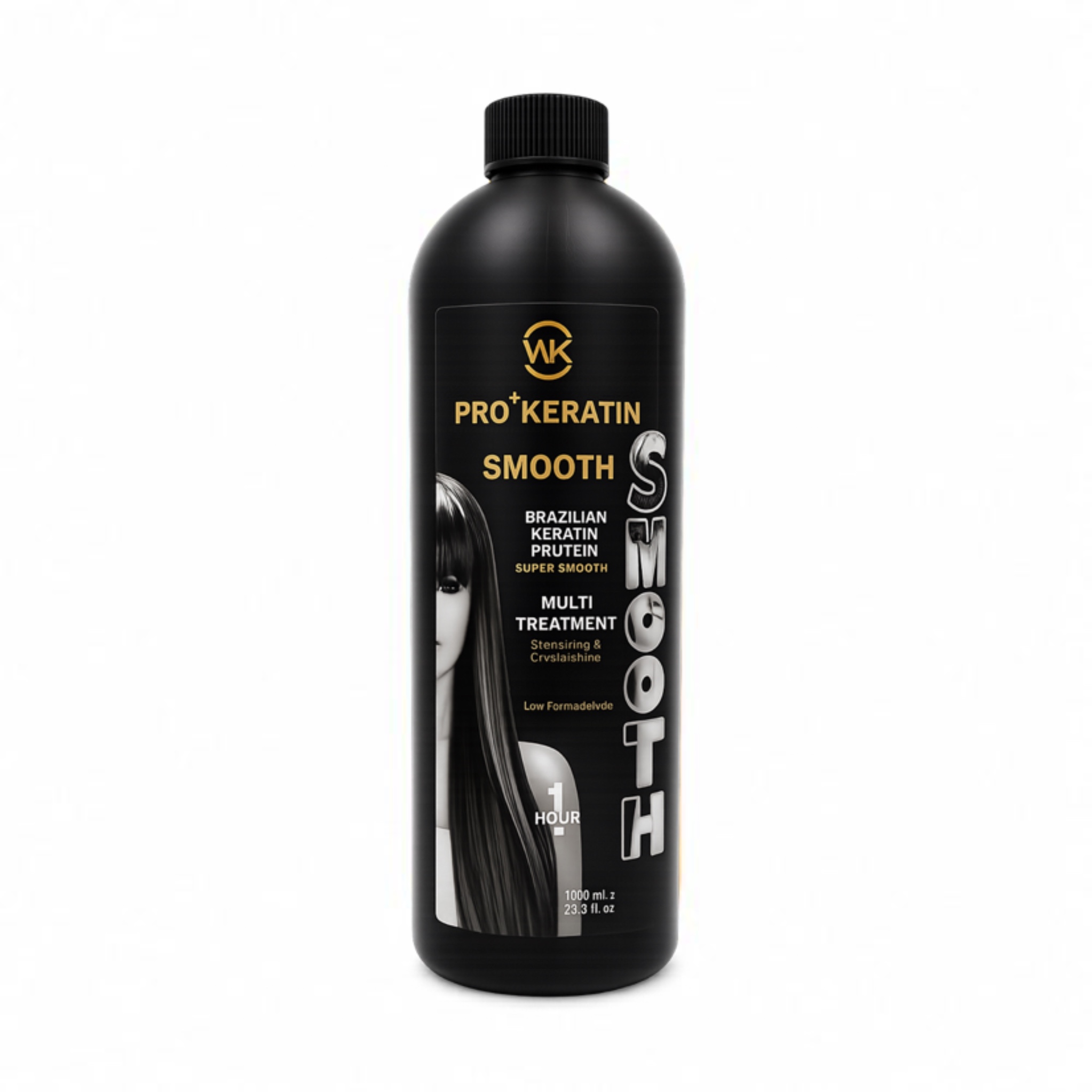 پروتئین کراتین اسموت WK PRO+KERATIN Super Smooth | حجم ۱۰۰۰ میلی‌لیتر