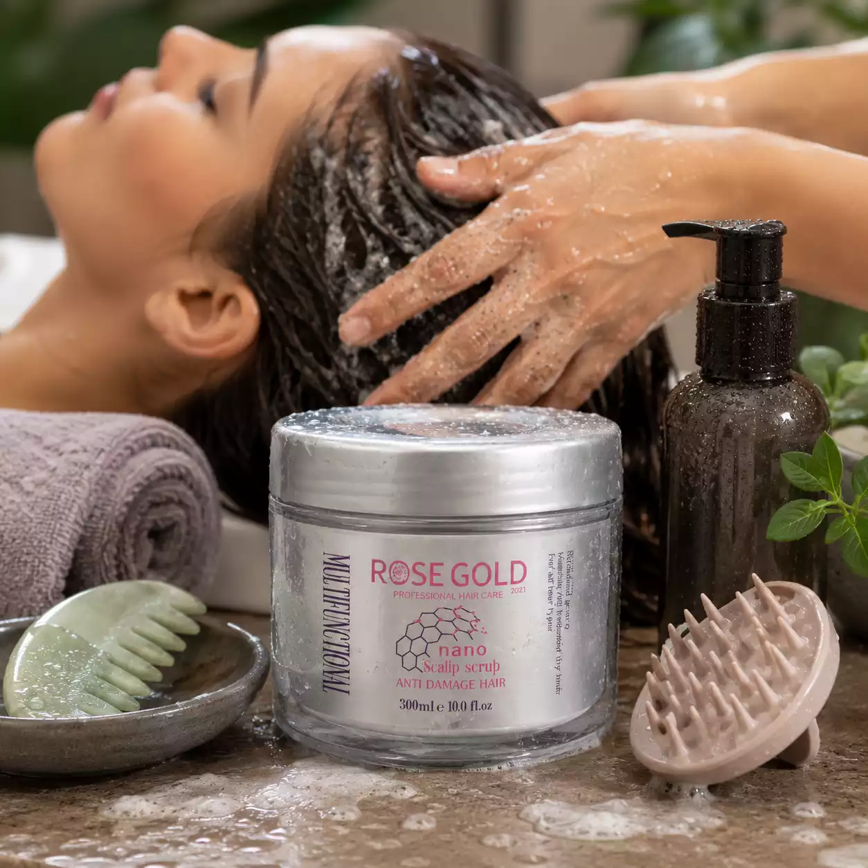 اسکراب فور آل اسکالپ رزگلد | Rose Gold For All Scalp Scrub 300ml 