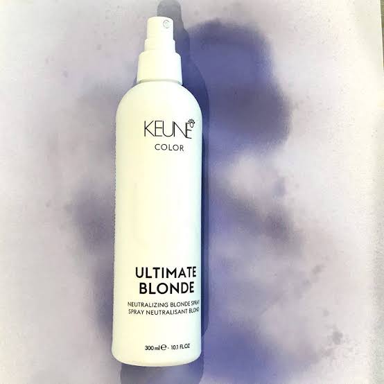 اسپری خنثی‌کننده زردی مو کئون Keune Blonde Neutralizing Spray حجم ۳۰۰ میل