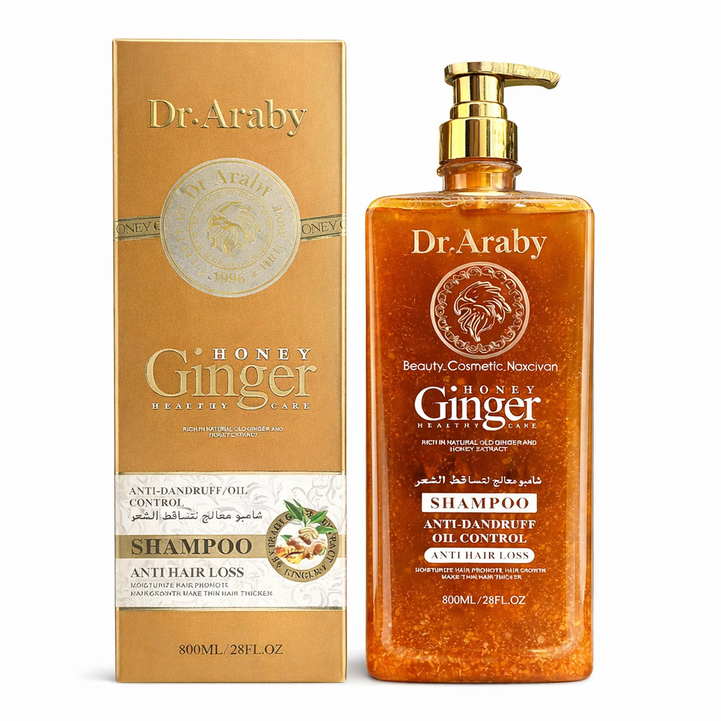 شامپو زنجبیل و عسل دکتر عربی |Dr. Araby Honey Ginger Shampoo  