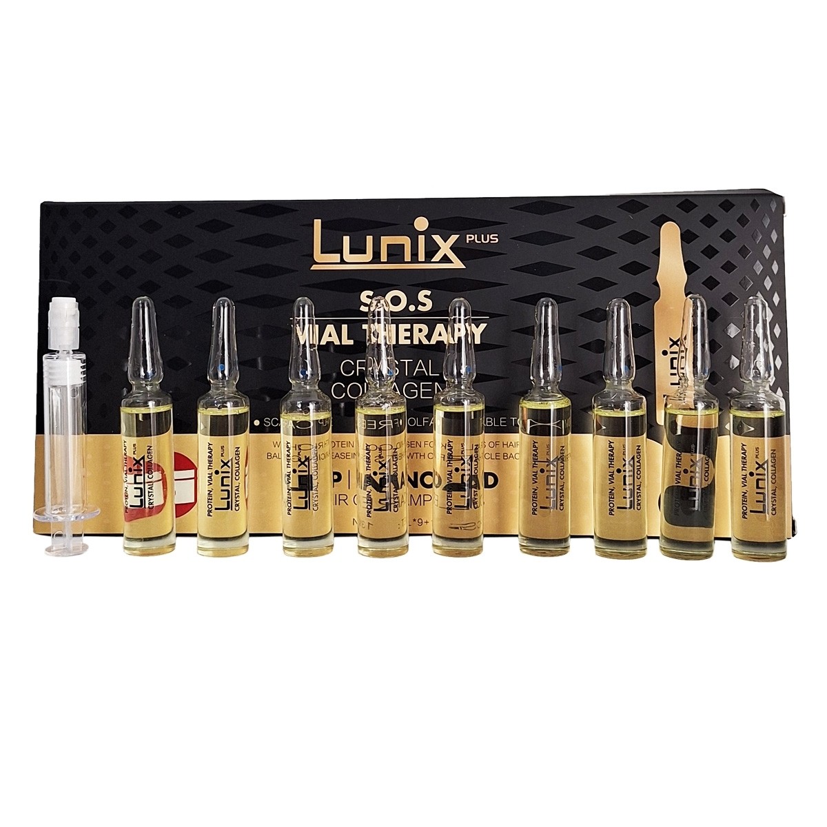 ویال درمانی و احیا مو لونیکس Lunix بسته ۹ عددی